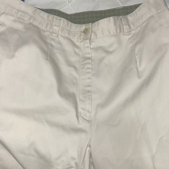 L.L. Bean Classic Ivory  Pants Size 14 Regular - Picture 3 of 4